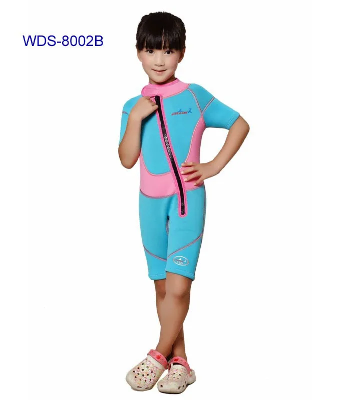 WDS-8002-12-Children-Wetsuit-2.5mm-Neoprene-Thick-Swimsuit-for-Winter-Autumn-Spring-Shorty-Swimwear