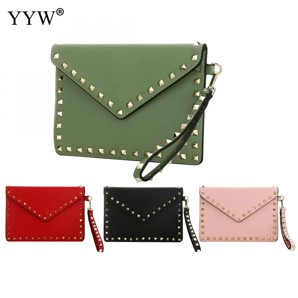 

Fashion Green Women'S Clutch Bag Elegant Pu Leather Female Envelope Bag Clutch Evening Bag Female Clutches Mini Handbag Dropship