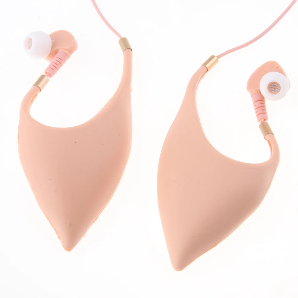 Wired in-Ear Headphones Cosplay Earphones Elf Earbuds with Mic for iPhone iPad Android Phone Computer for Halloween Cosplay 