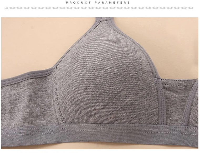 Для женщин Сексуальная Push Up Bra студент провод сна хлопковые бюстгальтеры Скорректированная ремни дамы повседневной нижнее белье для девочек AD0456