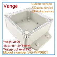 1 шт./лот, хорошее качество, IP68 водонепроницаемый пластиковый корпус, абс пластиковый корпус, коробки для аккумуляторного устройства 168*120*55 мм