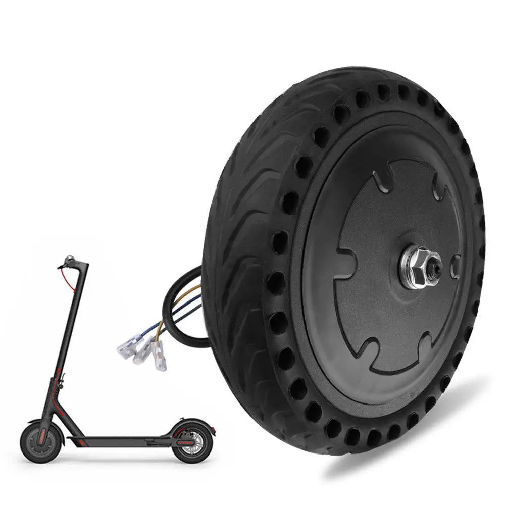Электрический скутер прокол резиновые шины набор ступицы колеса шины для Xiaomi скутер M365 8,5 дюймов твердые шины 250 Вт передние плоские шины