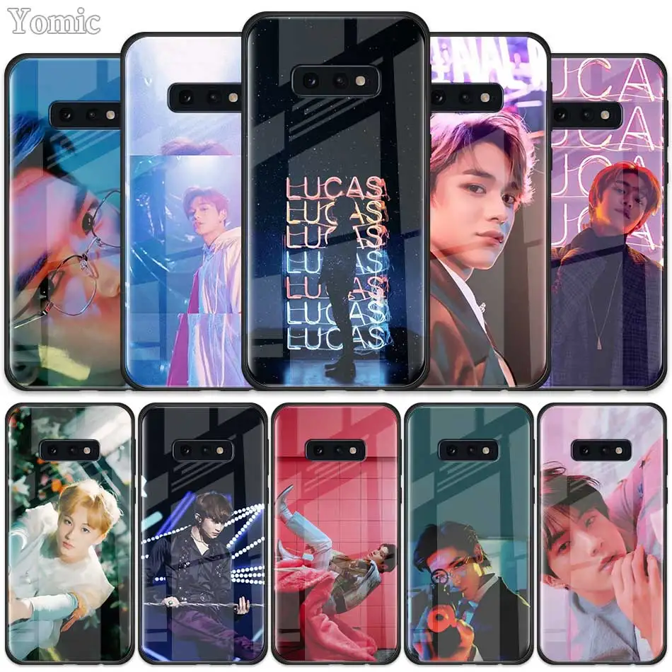 

NCT 127 Kpop Boy group Tempered Glass Case for Samsung Galaxy S10 S10e S9 S8 S10 Plus Note 9 A50 A30 Phone Cover Shell