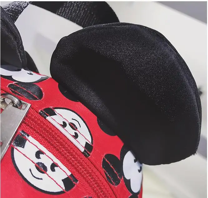 Mickey Ear Women Backpack Cartoon mochila for girls boys Quality Small Backpacks bow minnie Rucksack cute bag for teenage