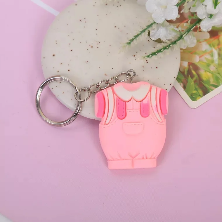20 штук розовый и синий милый брелок с коробкой мальчик Baby Shower сувениры и подарки для гостей Девушка Дети день рождения подарок