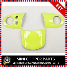 Фирменная Новинка ABS Материал с защитой от ультрафиолетового излучения, стиль mini Ray Желтый Многофункциональные крышка рулевого колеса для mini cooper R55-R61(3 шт./компл