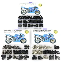 Para Kawasaki ZX ZX-9R 9R 2002 2003 Acessórios Da Motocicleta Completa Kits de Carenagem Parafusos Parafusos OEM Estilo Nozes Arruela Prendedor de Aço