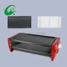 Полная посуда домашний электрический гриль, большая модель настольной машины Kebabs, без смока