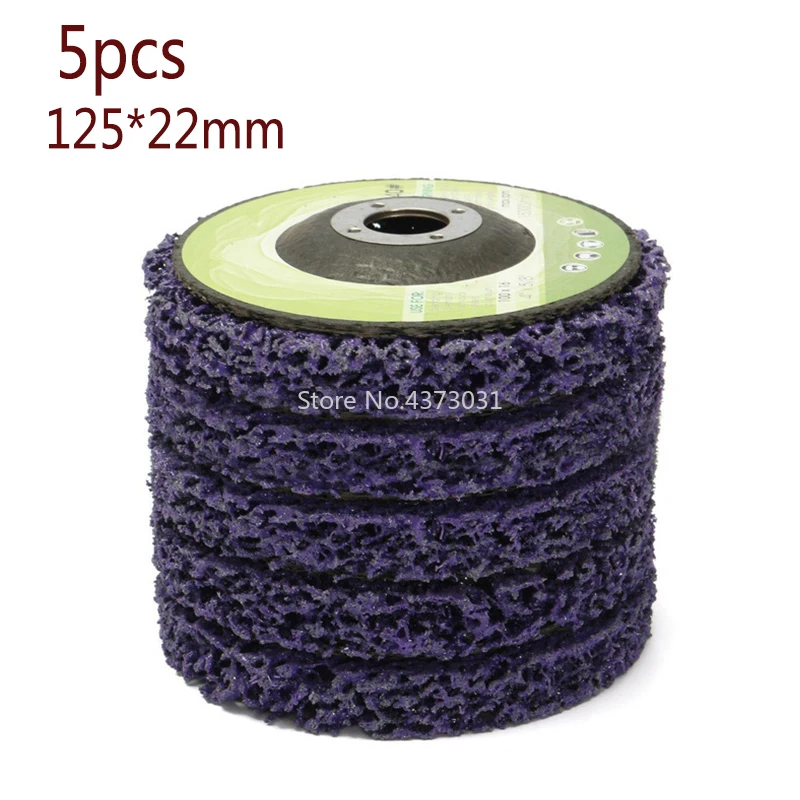 Najtaniej 5 sztuk 125mm Poly Strip tarcza ścierna farba usuwanie rdzy Clean Mayitr do szlifierki kątowej
