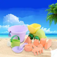 LeadingStar 11Pcs/Set Summer Beach Sand Water Play Toys Set Kids Dredging Tools