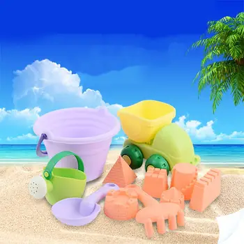 

RCtown 11Pcs/Set Summer Beach Sand Water Play Toys Set Kids Dredging Tools