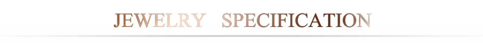 1.jewelry specification