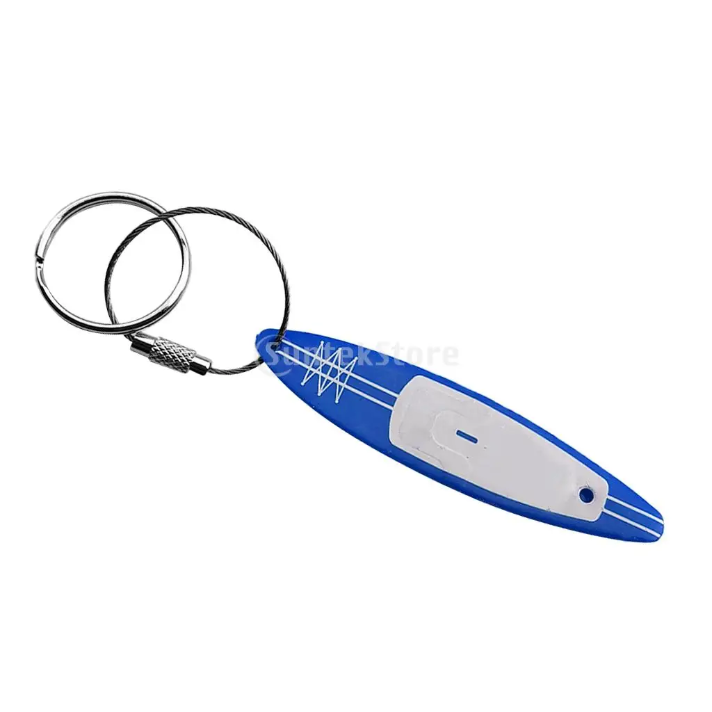 Creative Kayak Keychain Keyring Key Fob Key Holder for Outdoor Hiking Sports Travel Kayaking Fishing - Various Colors & Shapes