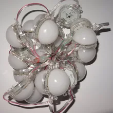 Промо-акция! DC24V 50 мм диаметр; UCS2903; Адресуемых СВЕТОДИОДНЫЙ смарт-модуль; 1,68 Вт; 7 шт. 5050 SMD светодиодный RGB светодиодный; RGB Полноцветный; матовое покрытие