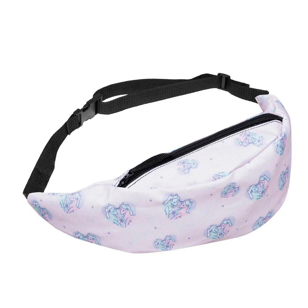 www.bagssaleusa.com : Buy Cute horse print Zip Fanny Pack women sports running jogging waist bag ...