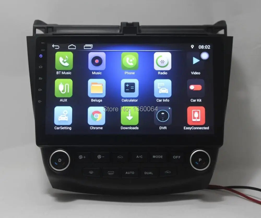 Discount Nedehe Android 8.1 Quad core 10.1 inch for Honda accord 2003 2004 2005-2007 car radio dvd gps navigation steering wheel control 4