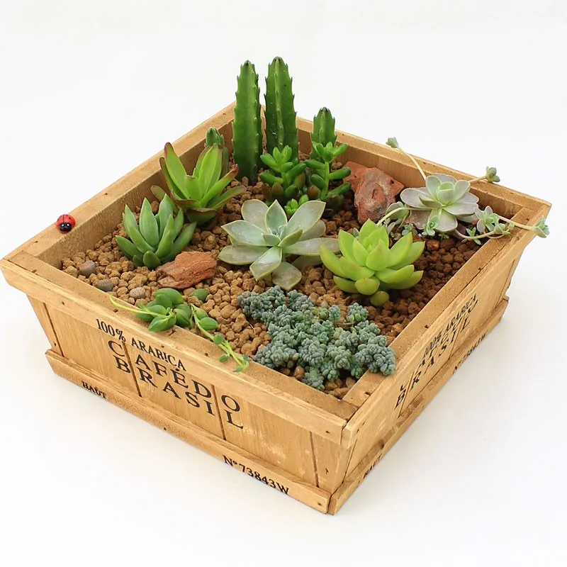 Popular Wooden Planter Boxes-Buy Cheap Wooden Planter ...