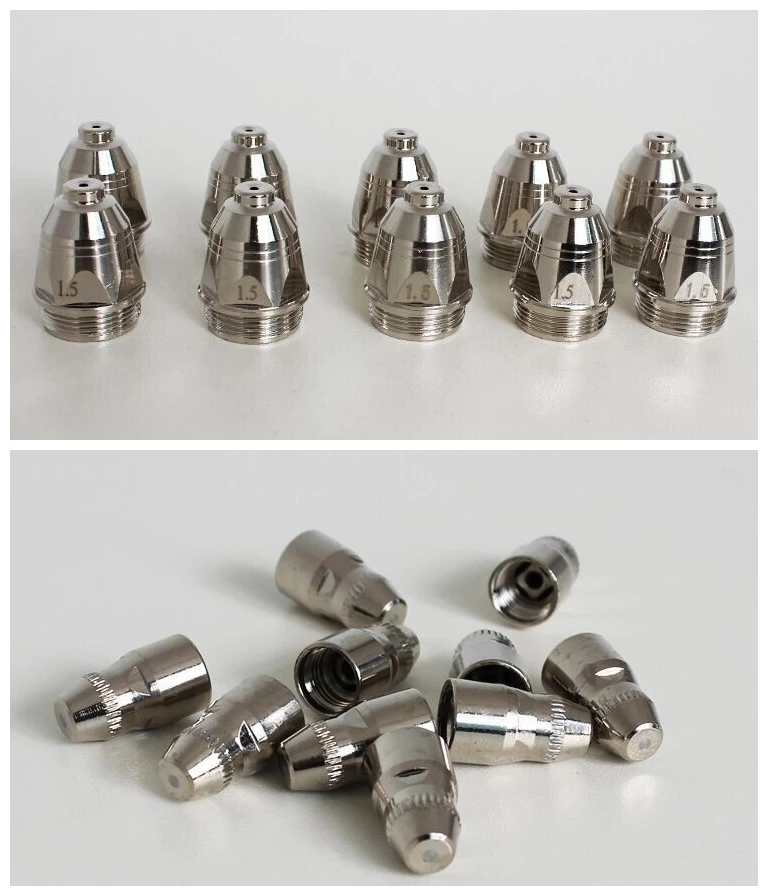 

20pcs P80 Consumables Tips and Electrodefor 80A 100A Air Plasma Cutter CUT80 CUT100 and WSM Welding Machine plasma cutter