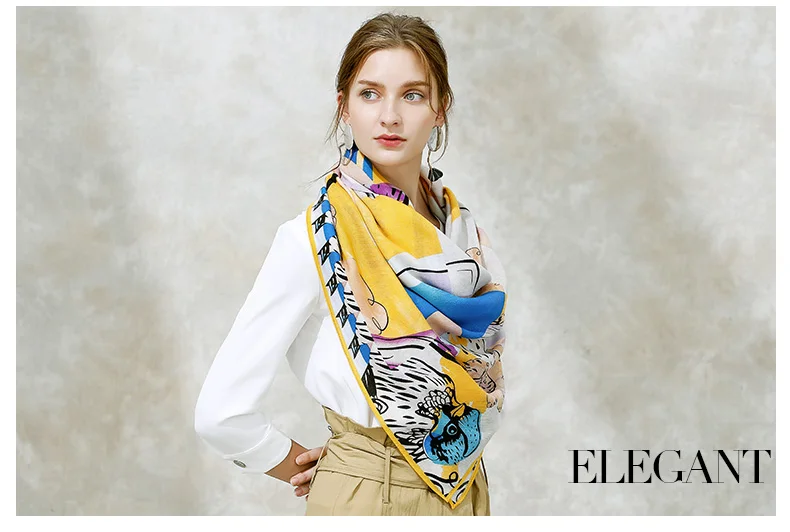 [BAOSHIDI] Модный женский шерстяной шарф, теплый мягкий зимний шарф-одеяло, бесконечная Женская шаль, роскошный бренд, натуральная шерстяная ткань