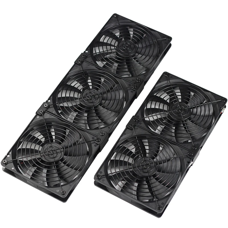 

140mm 14025 3pin DC 12V silent cooling fan combination for PC cooler and cryptocurrency mining Ethereum /ETH / ETC / ZCash