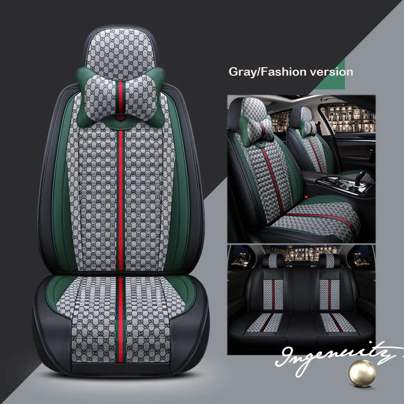 

Universal car seat cover leather for renault armrest capture clio 4 duster fluence kadjar kaptur koleos auto-cover accessories