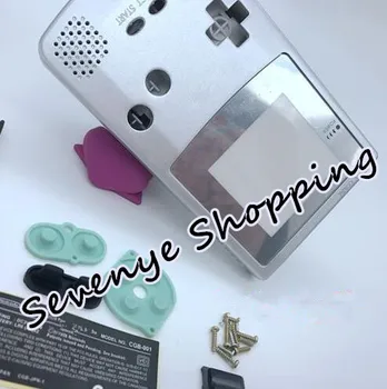 

Complete Housing Case Replacement Part for Gameboy Color GBC Console Accessories Cases Special Color Silver Shell