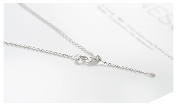 925 sterling silver Mermaid heart pendant necklace 03_01