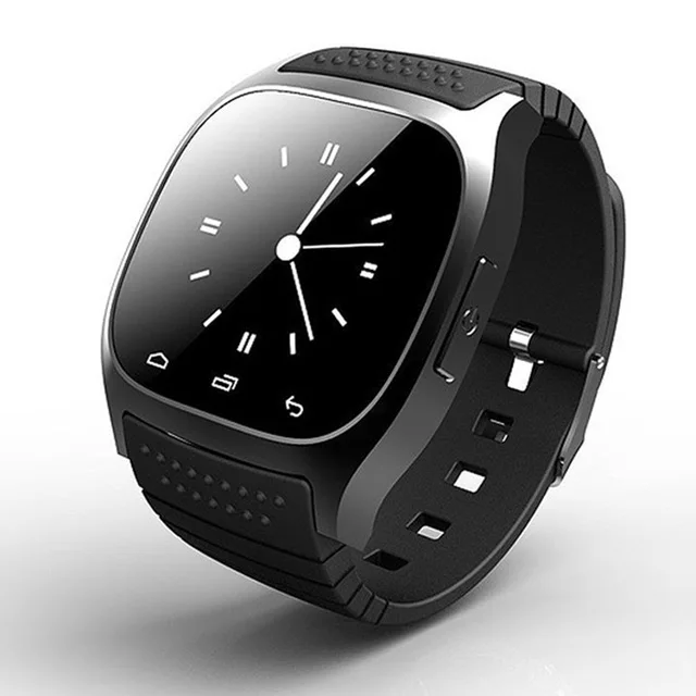 Черный Calangdar Новые Роскошные Смарт-часы мужские спортивные Bluetooth с циферблатом SMS напоминают фитнес-трекер наручные часы для Android IOS - Цвет: Черный