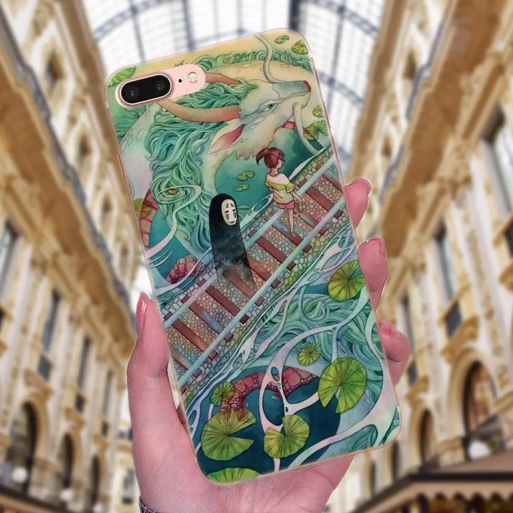 Чехол из ТПУ для Sony Xperia Z Z1 Z2 Z3 Z4 Z5 compact Mini M2 M4 M5 T3 E3 E5 XA XA1 XZ Premium Cartoon Spirited Away|Бамперы| |