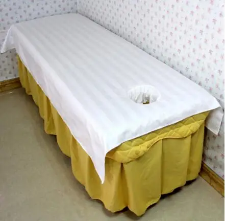 Хлопок утолщаются сплошной цвет массаж одеяло простыня для односпальной кровати красота простыни покрывало