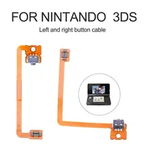2 шт наплечный курок переключателя лента с кнопками гибкий кабель подходит для Nintando 3DS XL LL 3DSLL R расположение левой правой кнопки