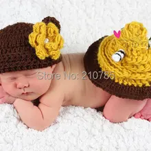 ; детская одежда ручной вязки для новорожденных; комплекты для фотосъемки