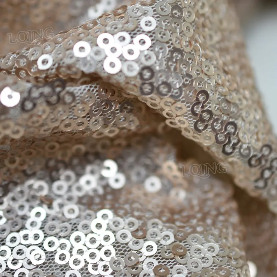 champagne sequin fabric-009