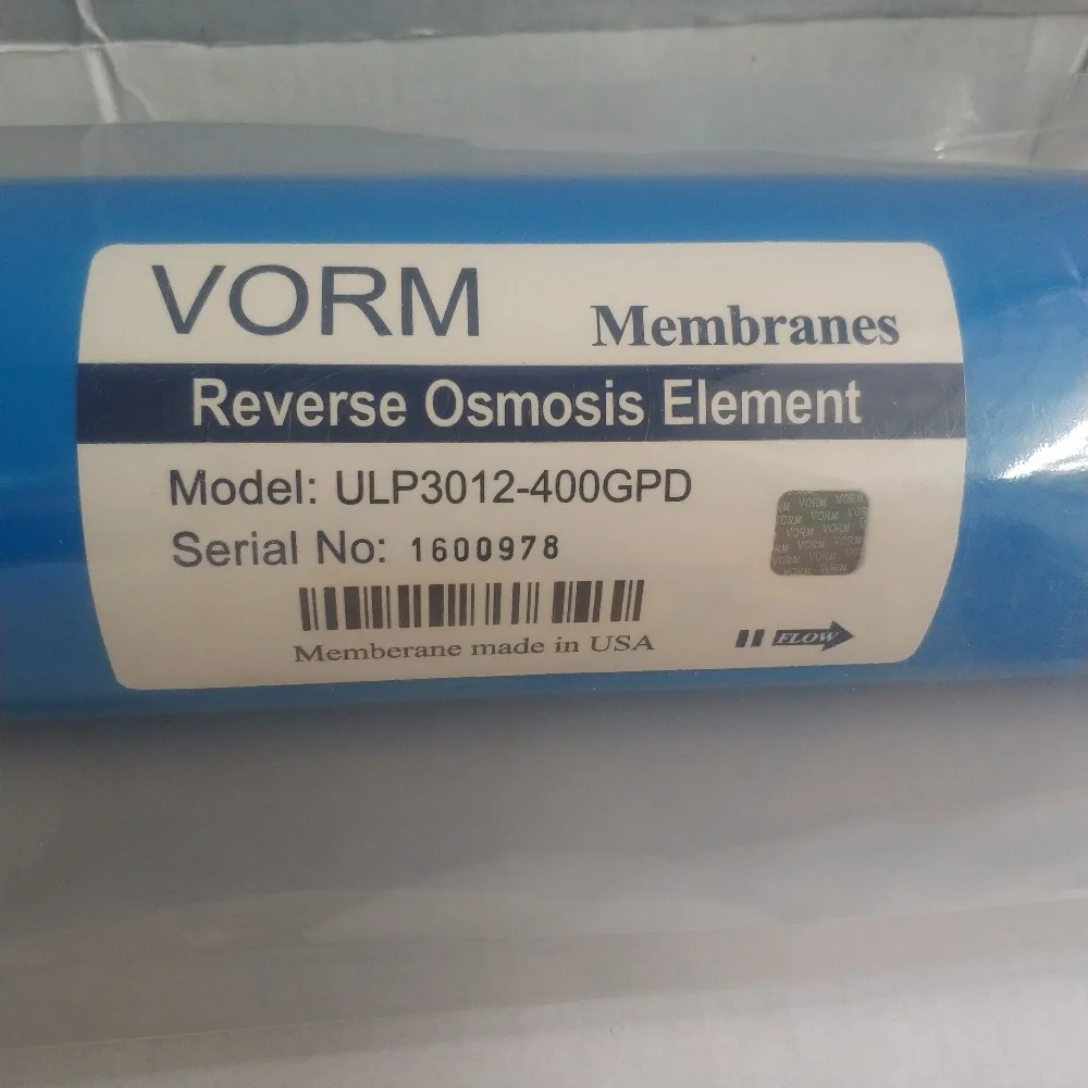400 gpd фильтр обратного осмоса VORM ULP3012-400 мембрана фильтры для воды картриджи ro система фильтра мембрана