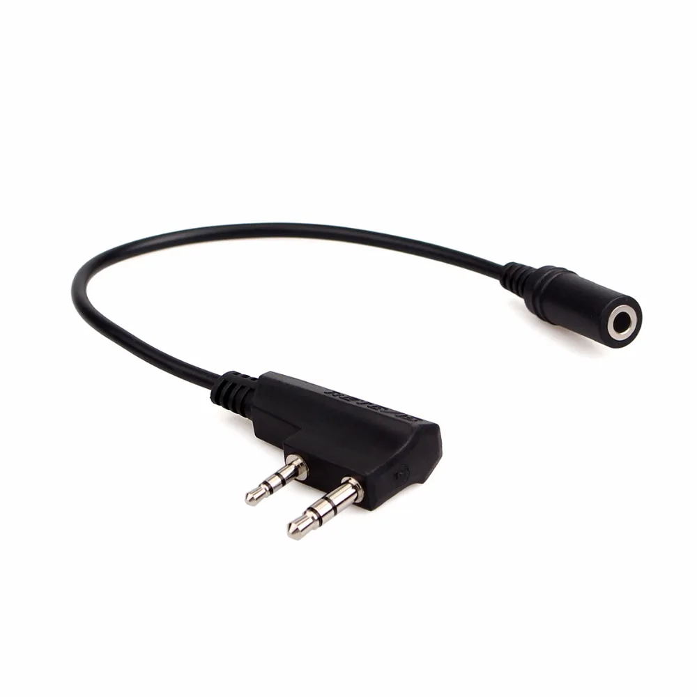 Retevis TCK01 2Pin к 3 5 мм женский телефон аудио наушник кабель передачи для RT21 RT22 RT24 RT7 RT27