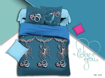 

duvet 4pcs set Free shipping 3D reactive printing