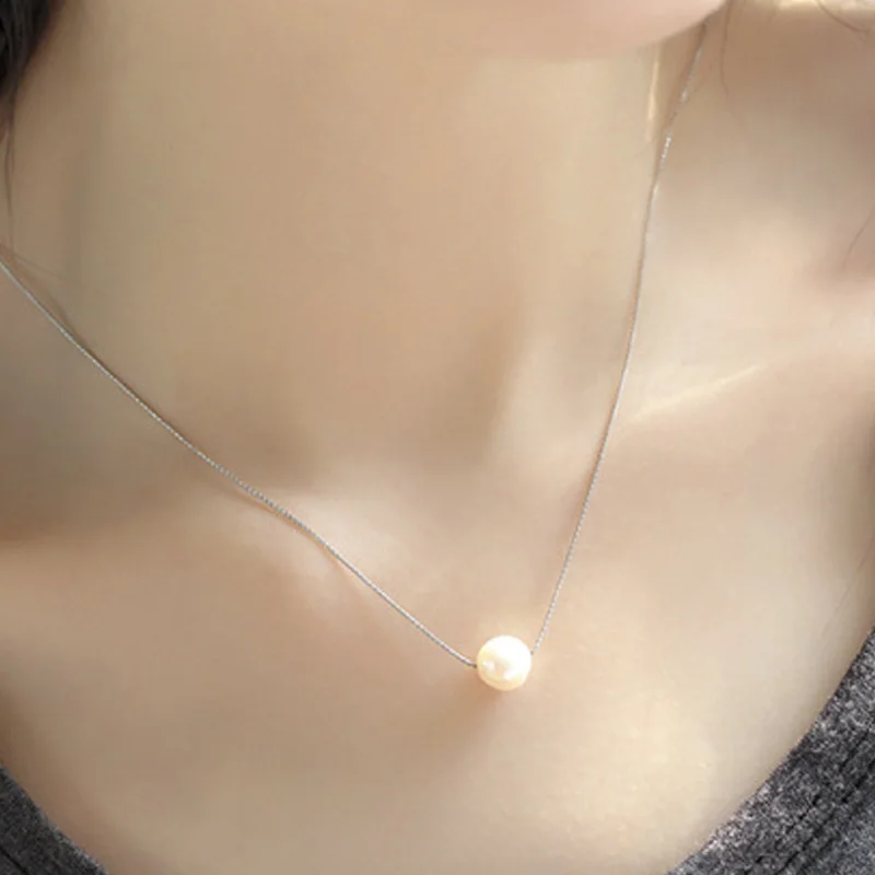 Simple Fashion Jewelry Gold-plated silver Necklace Delicate women gave her gift accessories XL383