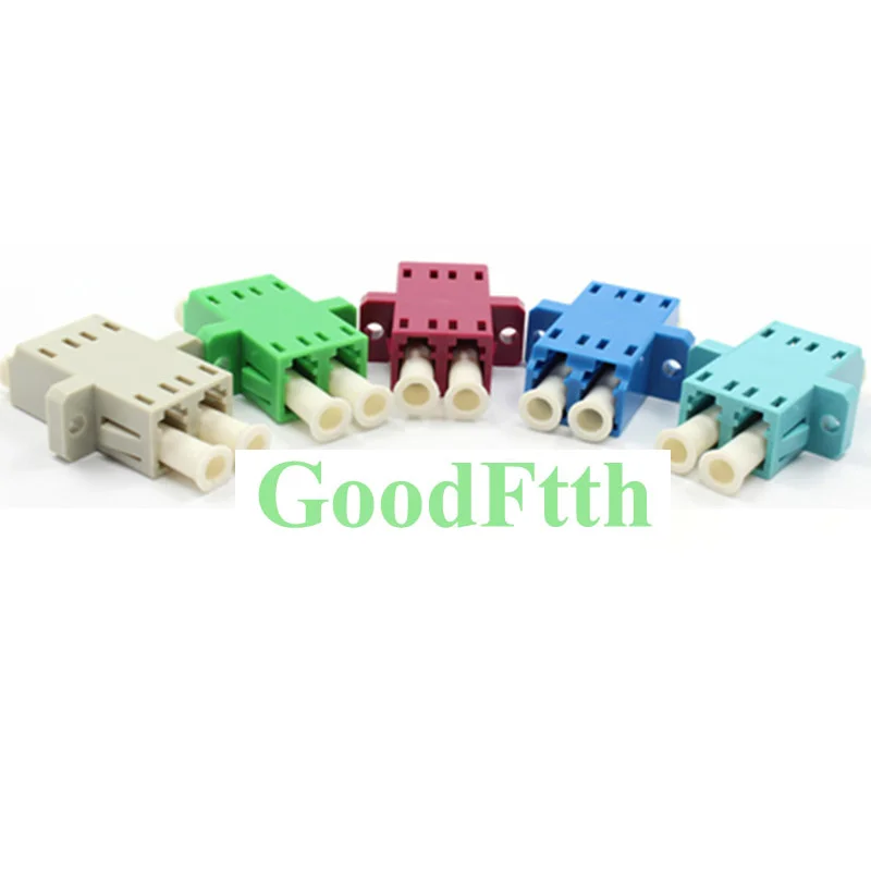 Fiber Optic Adapter Adaptor Coupler LC-LC Duplex SC footprint with Windows GoodFtth 100pcs/lot