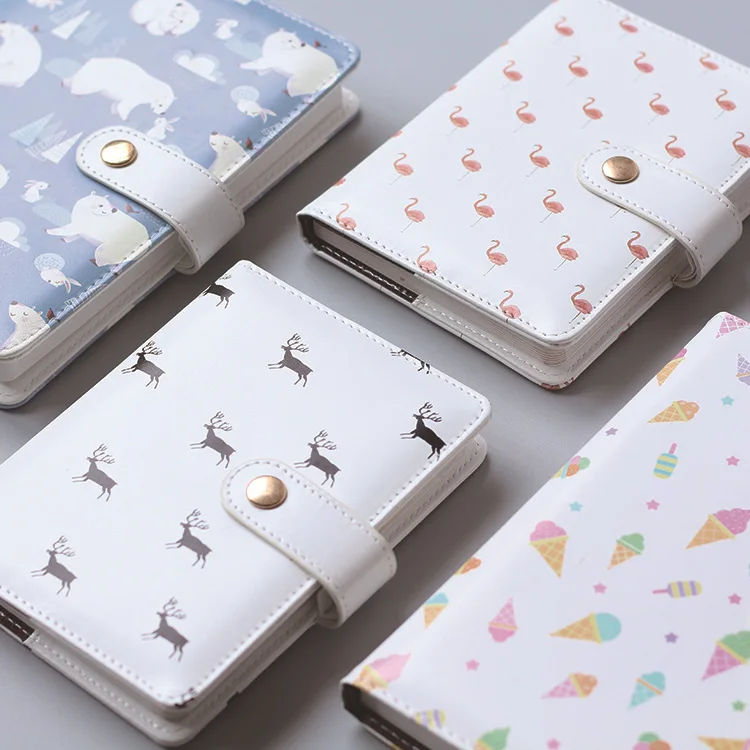 

Cute Polar Bear And Ice-cream Theme Colorful Sheets Journal Book 13*19cm DIY daily planner Cute Scheduler 114 Sheets