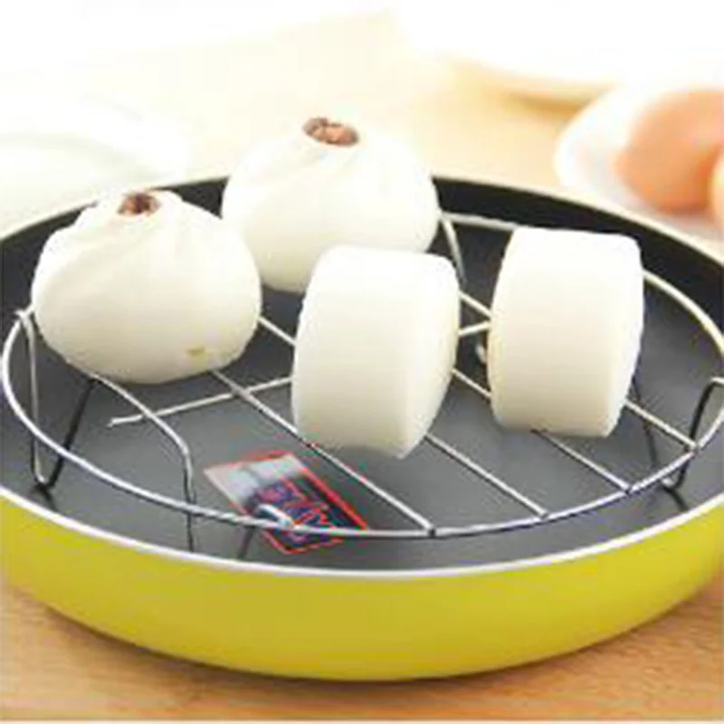 

1pcs Stainless Steel Round Steamer Rack Pots Streamer Rack Stand Home Kitchen Cooking Tools Accessories