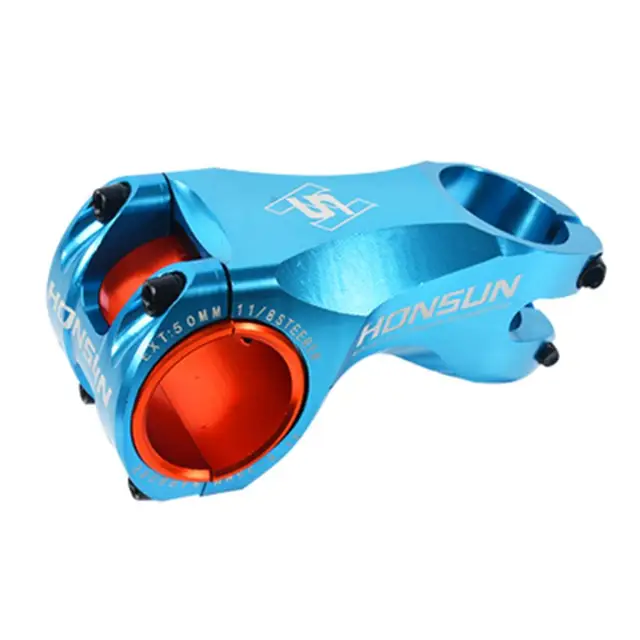 Bicycle Stem Black Red Racing Cycle 35mm/31.8mm CNC Bike Stem Aluminium Alloy MTB Mountain Road