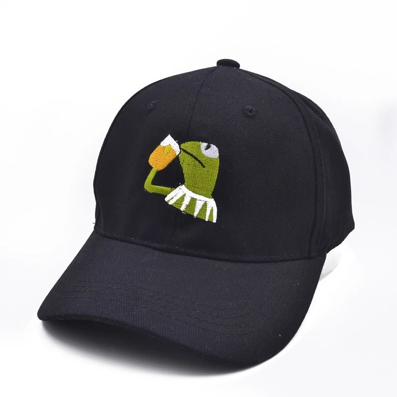 Грустный Новый Kermit! Бейсболка Ex Machina Bay Женская дворцовая Кепка с завязками для