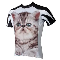 Паладин "котище" мужские короткий рукав Велоспорт Джерси велосипед рубашка Велосипедная форма