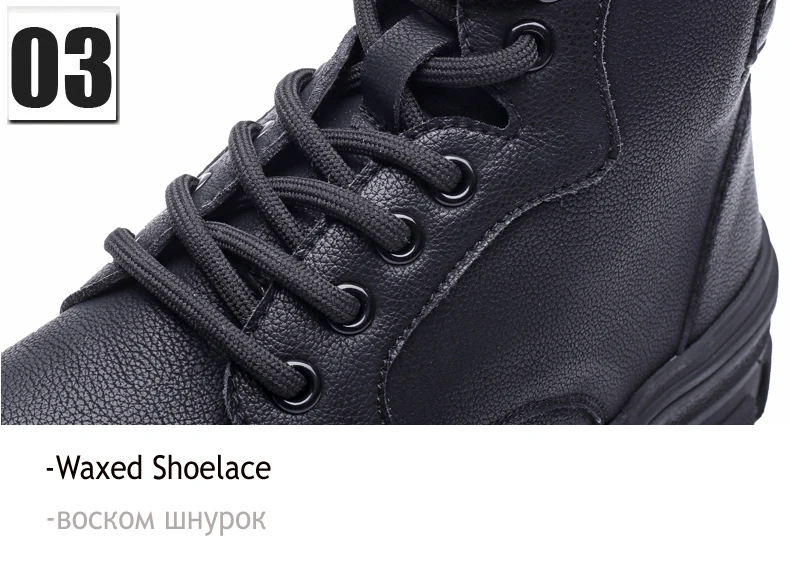 Men's Casual Motorcycle Ankle Boot Combat Leather Men Winter Boots Men Lace-up Desert Military Boots Mens Tactical Boots' Army (14)