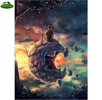 

DIY Diamond Embroidery Cartoon Series Full Square Resin Crystal Wall Art Diamond Painting Little Prince Picture of Rhinestone