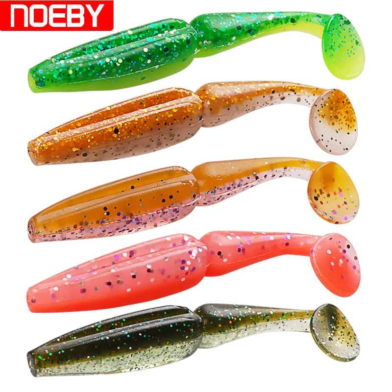 

Fishing Lure 6pcs 80mm/3.5g 10colors Silicone Soft Bait Para Pesca Isca Artificial Peche Leurre Souple Fishing Tackle Wobblers