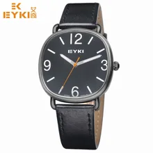 2016 Top Vente Montre Eyki De Luxe De Mode Amateurs Occasionnels Hommes Sport Montre Pour Femmes Robe Montre-Bracelet En Cuir Simple Bracelet