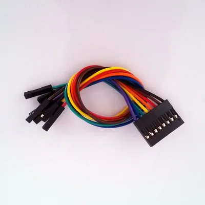 

2pcs/lot APM2.5 8Pin Connector Jumper Cable 8 Pin Female Plug for Receiver RC FPV Accessory DIY APM2.6 APM2.8 Flight Connector