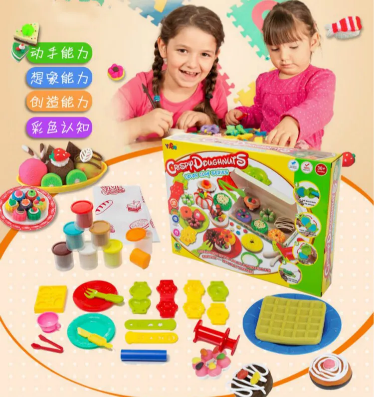 

Slime Supple Donut Color Mud Hot Puzzle DIY Boutique Fun Plasticine 3D Color Clay Set Toys Children's Toys Children's Gifts