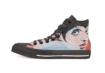 

LIZA Casual High Top Canvas shoes sneakers For Drop shipping